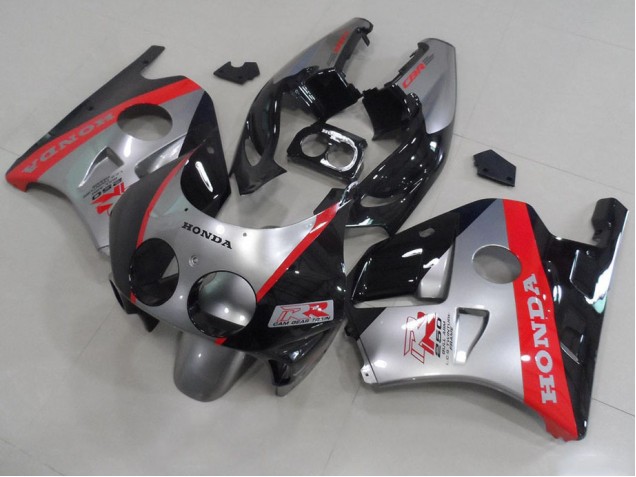 Argent Noir Rouge Carénage Moto Honda CBR 250 RR MC22 91-98 Argent Noir Rouge Carénage Moto Honda CBR 250 RR MC22 91-98