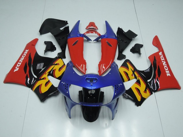 Bleu Rouge Noir Carénage Moto Honda CBR 900 RR 919 98-99 Bleu Rouge Noir Carénage Moto Honda CBR 900 RR 919 98-99