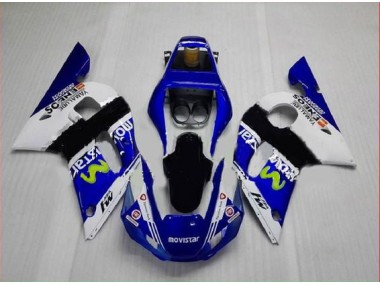 Meilleur Bleu Vert Blanc Carénage Moto Yamaha R6 98-02