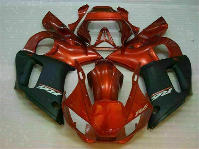 Noir Brun Carénage Moto Yamaha R6 98-02 Noir Brun Carénage Moto Yamaha R6 98-02