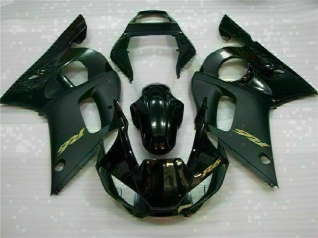 Noir Kit Carénages Motos Complet Yamaha R6 98-02 Noir Kit Carénages Motos Complet Yamaha R6 98-02