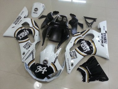 Meilleur Blanc Noir Carénage Moto Yamaha R6 98-02