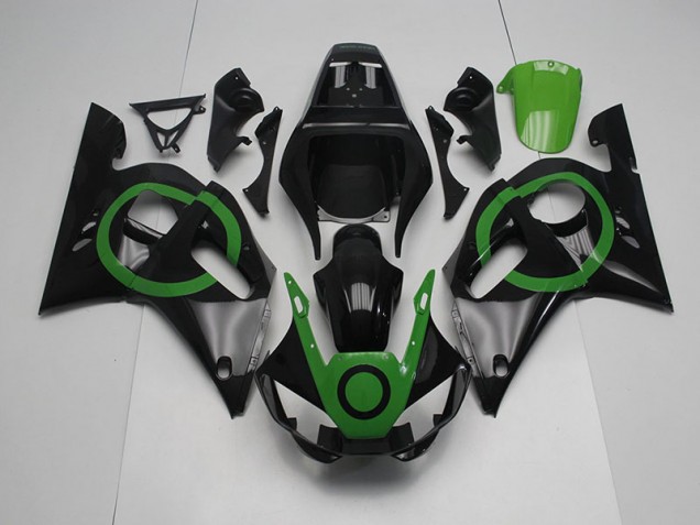 Noir Vert Cercle Carénage Moto Yamaha R6 98-02 Noir Vert Cercle Carénage Moto Yamaha R6 98-02