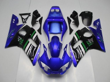 Meilleur Bleu Monster Carénage Moto Yamaha R6 98-02