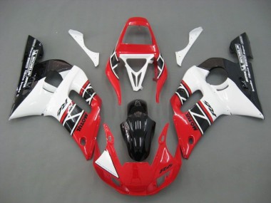 Meilleur Rouge Blanc Noir Carénage Moto Yamaha R6 98-02