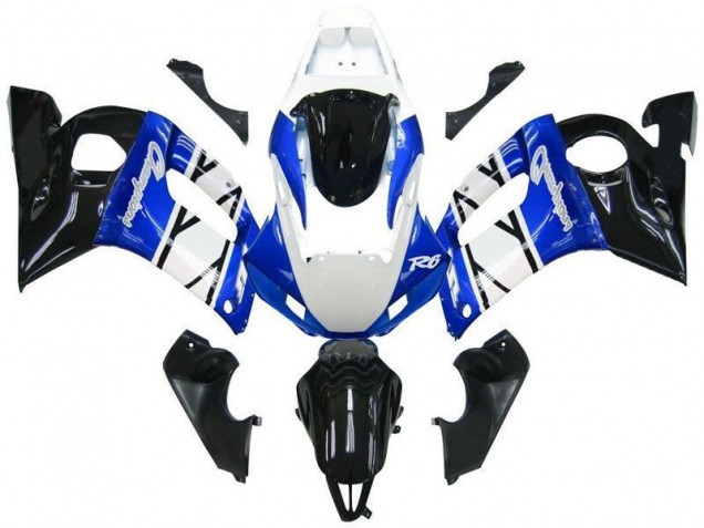 Bleu Noir Champions Carénage Moto Yamaha R6 98-02 Bleu Noir Champions Carénage Moto Yamaha R6 98-02