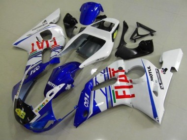Meilleur Bleu Blanc Fiat Carénage Moto Yamaha R6 98-02