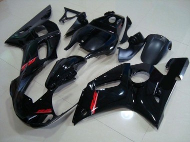 Meilleur Noir Brillant Rouge Décalque Carénage Moto Yamaha R6 98-02