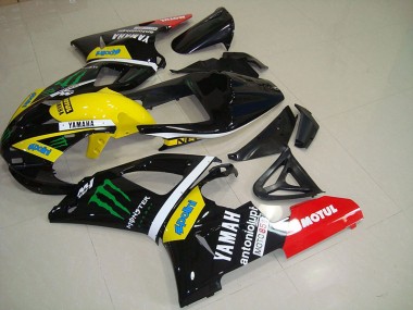 Meilleur Jaune Monster Carénage Moto Yamaha R1 00-01