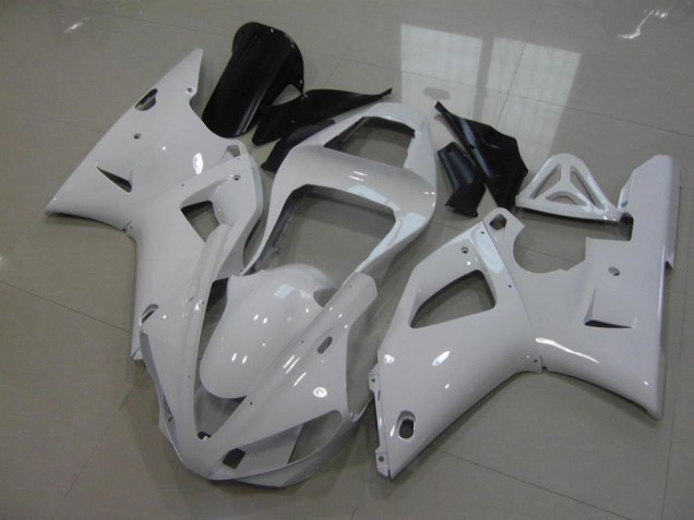 Blanc No Décalque Carénage Moto Yamaha R1 00-01 Blanc No Décalque Carénage Moto Yamaha R1 00-01