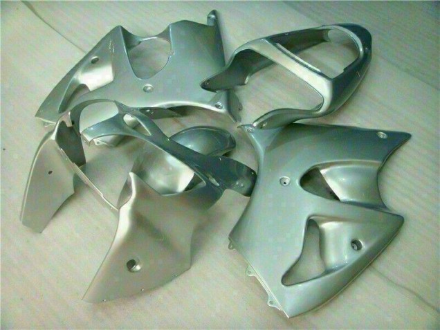 Argent Carénage Moto Kawasaki ZX6R 00-02 Argent Carénage Moto Kawasaki ZX6R 00-02