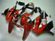Rouge Noir Blanc Carénage Moto Kawasaki ZX6R 00-02