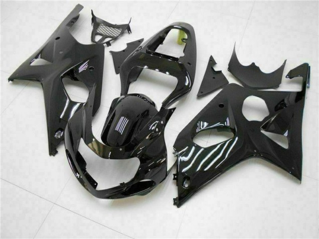 Noir Brillant Carénage Moto Suzuki GSXR 1000 K1 00-02 Noir Brillant Carénage Moto Suzuki GSXR 1000 K1 00-02