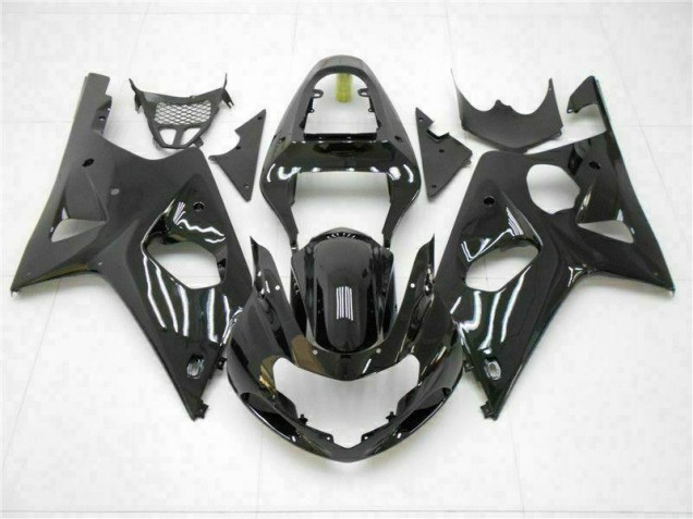 Noir Brillant Carénage Moto Suzuki GSXR 1000 K1 00-02 Noir Brillant Carénage Moto Suzuki GSXR 1000 K1 00-02