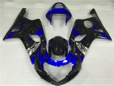 Meilleur Bleu Noir Carénage Moto Suzuki GSXR 1000 K1 00-02