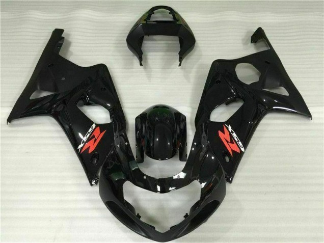Noir Carénage Moto Suzuki GSXR 1000 K1 00-02 Noir Carénage Moto Suzuki GSXR 1000 K1 00-02