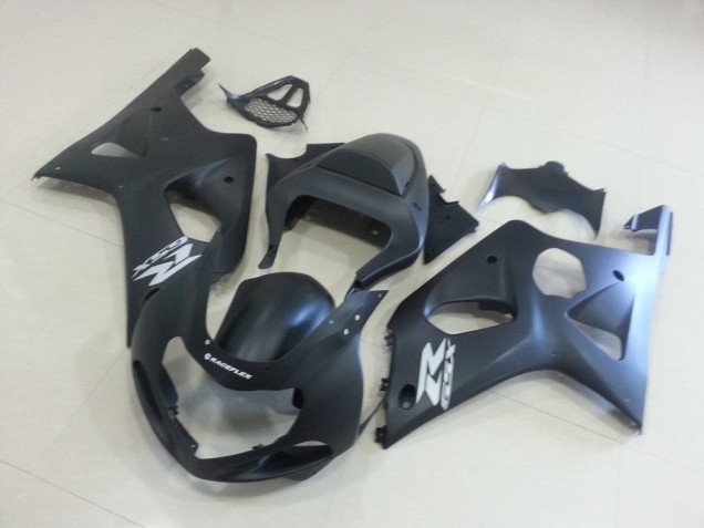 Noir Mat avec Argent GSXR Carénage Moto Suzuki GSXR 1000 K1 00-02 Noir Mat avec Argent GSXR Carénage Moto Suzuki GSXR 1000 K1 00-02