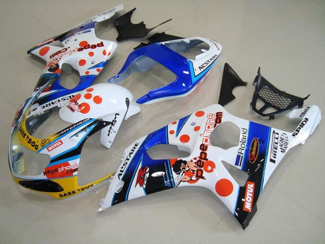 Pepe Phone Carénage Moto Suzuki GSXR 1000 K1 00-02 Pepe Phone Carénage Moto Suzuki GSXR 1000 K1 00-02