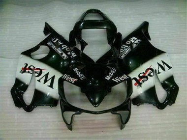 Meilleur Blanc Noir West Carénage Moto Honda CBR 600 F4i 01-03