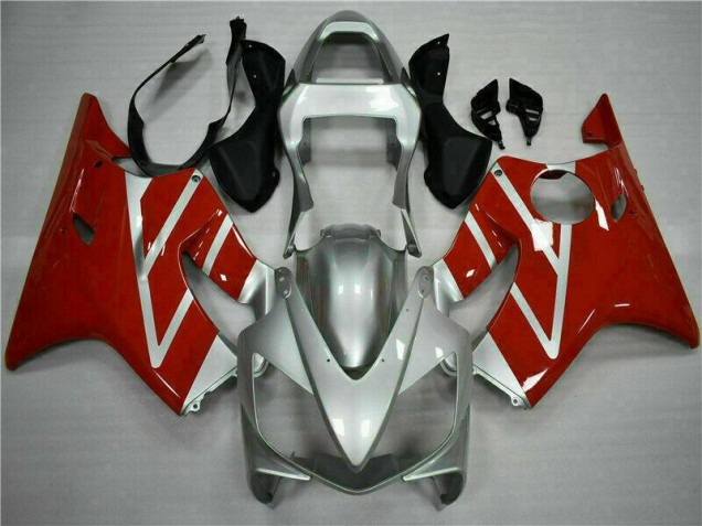 Rouge Argent Carrosserie Moto Honda CBR 600 F4i 01-03 Rouge Argent Carrosserie Moto Honda CBR 600 F4i 01-03