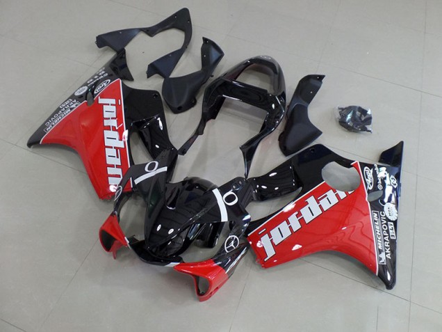 Rouge Jordan Carénage Moto Honda CBR 600 F4i 01-03