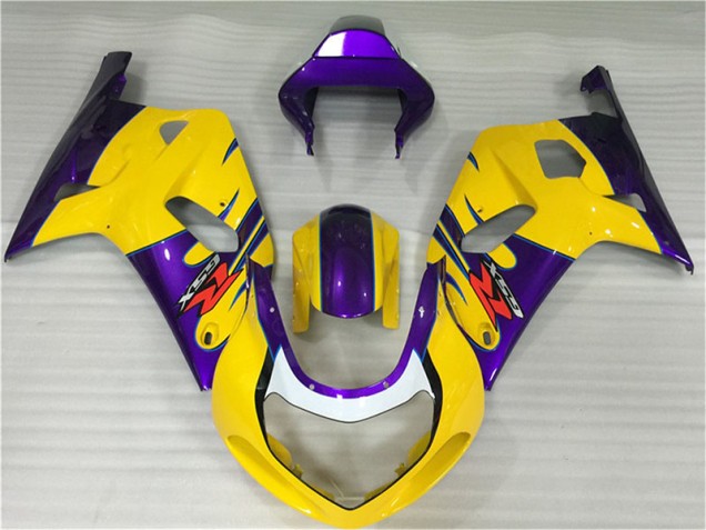 Jaune Carénages Moto Suzuki GSXR 600 / 750 K1 K2 K3 01-03 Jaune Carénages Moto Suzuki GSXR 600 / 750 K1 K2 K3 01-03
