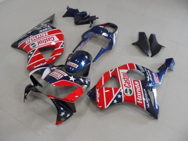 Meilleur Bleu Foncé Star Carénage Moto Honda CBR 900 RR 954 02-03