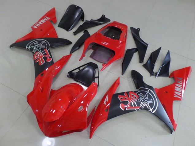 Matte Rouge Carénage Moto Yamaha R1 02-03 Matte Rouge Carénage Moto Yamaha R1 02-03