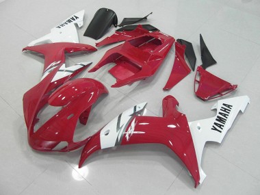 Meilleur Rouge Blanc Carénage Moto Yamaha R1 02-03