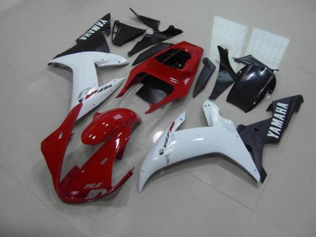 Rouge Blanc Noir Carénage Moto Yamaha R1 02-03 Rouge Blanc Noir Carénage Moto Yamaha R1 02-03