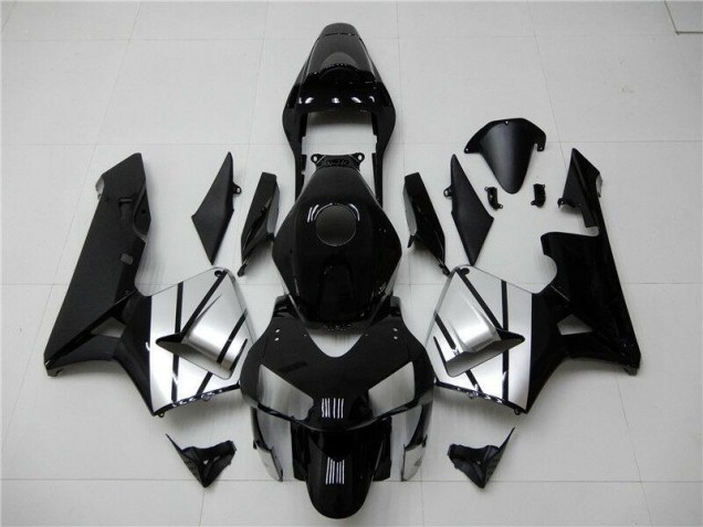 Noir Argent Carénage Moto Honda CBR 600 RR 03-04 Noir Argent Carénage Moto Honda CBR 600 RR 03-04