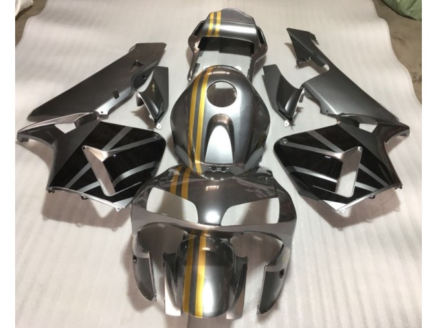 Argent Or Noir Carénage Moto Honda CBR 600 RR 03-04 Argent Or Noir Carénage Moto Honda CBR 600 RR 03-04