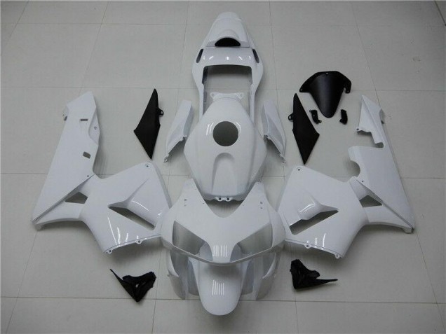 Brillant Blanc Carénage Moto Honda CBR 600 RR 03-04 Brillant Blanc Carénage Moto Honda CBR 600 RR 03-04