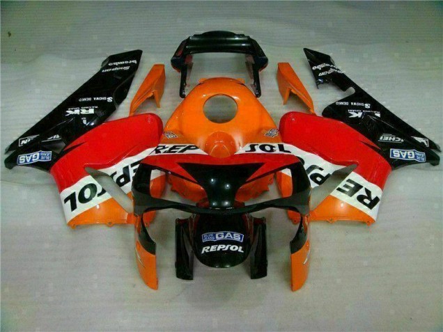 Orange Repsol Carénage Moto Honda CBR 600 RR 03-04 Orange Repsol Carénage Moto Honda CBR 600 RR 03-04