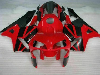Meilleur Rouge Noir Kit Carénages Motos Honda CBR 600 RR 03-04