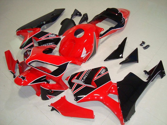 Rouge Noir Kit Carénages Motos & Plastique Honda CBR 600 RR 03-04 Rouge Noir Kit Carénages Motos & Plastique Honda CBR 600 RR 03-04