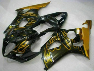 Meilleur Or Noir Carénage Moto Suzuki GSXR 1000 K3 03-04