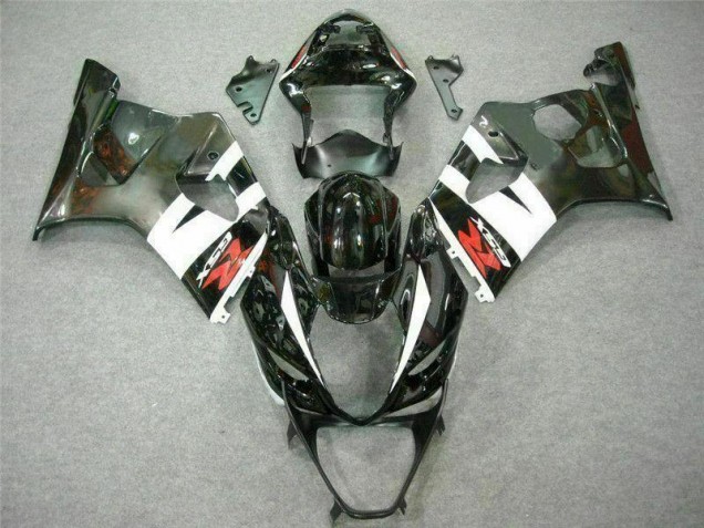 Blanc Noir Carénage Moto Suzuki GSXR 1000 K3 03-04