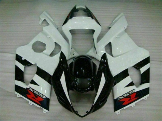 Blanc Noir Carrosserie Moto Suzuki GSXR 1000 K3 03-04 Blanc Noir Carrosserie Moto Suzuki GSXR 1000 K3 03-04