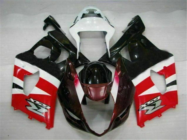 Rouge Noir Carénages Moto Suzuki GSXR 1000 K3 03-04 Rouge Noir Carénages Moto Suzuki GSXR 1000 K3 03-04