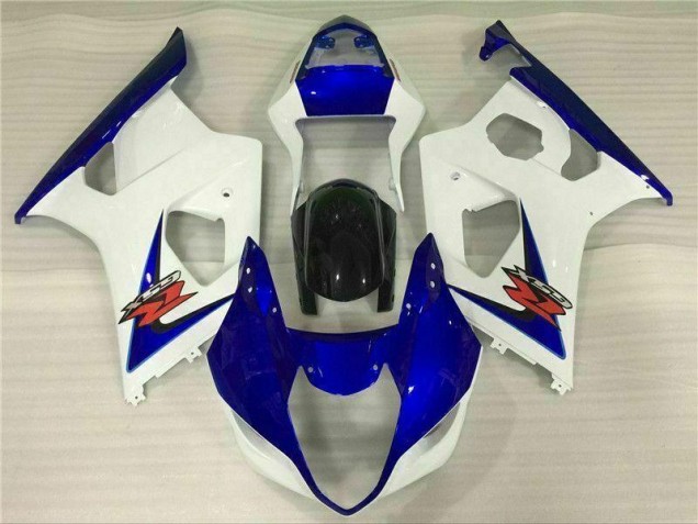 Blanc Bleu Carénage Moto Suzuki GSXR 1000 K3 03-04 Blanc Bleu Carénage Moto Suzuki GSXR 1000 K3 03-04