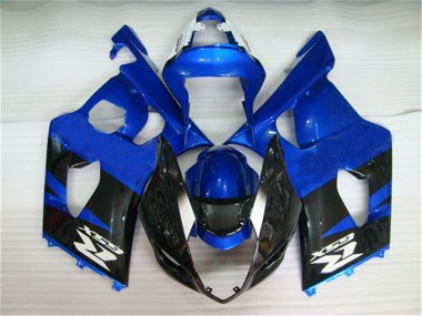 Meilleur Noir Bleu Carénages Moto Suzuki GSXR 1000 K3 03-04