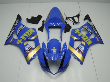 Meilleur Bleu Rizla Carénage Moto Suzuki GSXR 1000 K3 03-04