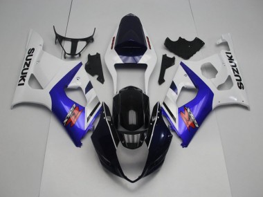 Meilleur Bleu Foncé Devant et Bleu Carénage Moto Suzuki GSXR 1000 K3 03-04