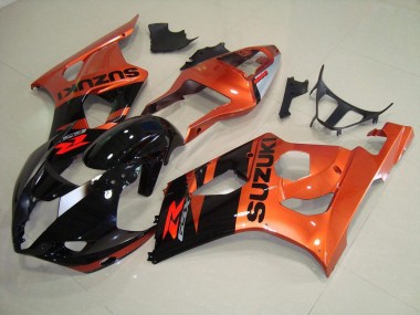 Meilleur Orange et Noir Carénage Moto Suzuki GSXR 1000 K3 03-04