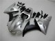 Argent Noir Carénage Moto Yamaha R6 03-05 Argent Noir Carénage Moto Yamaha R6 03-05