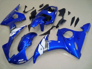 Meilleur Style OEM Bleu Carénage Moto Yamaha R6 03-05