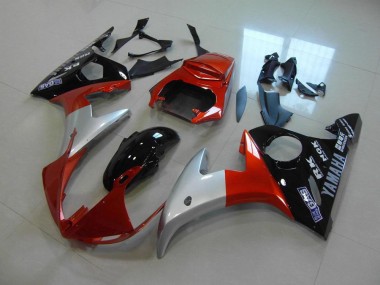 Meilleur Orange Argent Noir Carénage Moto Yamaha R6 03-05