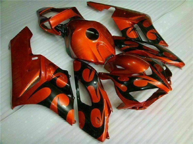 Orange Noir Carénages Moto Honda CBR 1000 RR 04-05 Orange Noir Carénages Moto Honda CBR 1000 RR 04-05