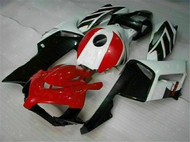 Noir Blanc Carénage Moto Honda CBR 1000 RR 04-05 Noir Blanc Carénage Moto Honda CBR 1000 RR 04-05